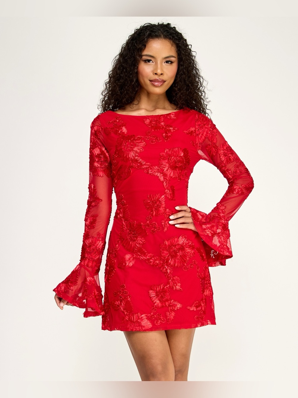 NWT OPEN BACK MINI DRESS